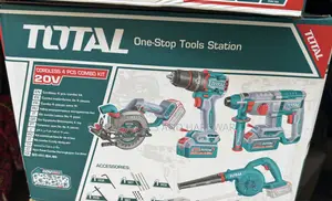 Total Industrial Cordless 4pcs Combo Kit (20v)
