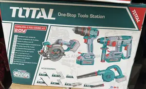 Total Industrial Cordless 4pcs Combo Kit (20v)
