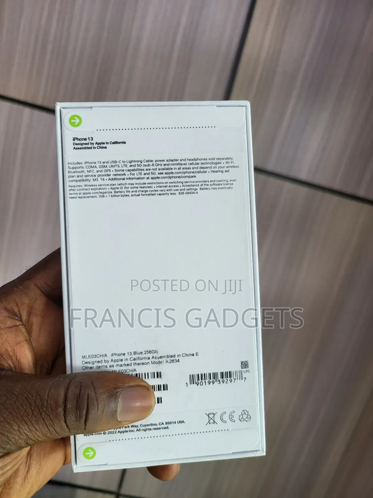 New Apple iPhone 13 256 GB Blue