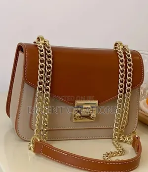 Mid - Year Promo: New Elegant Beige and Brown Women's Cross Body Bag