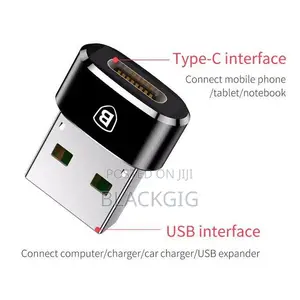 Baseus Mini Type-C Female to Usb Male Adapter Converter
