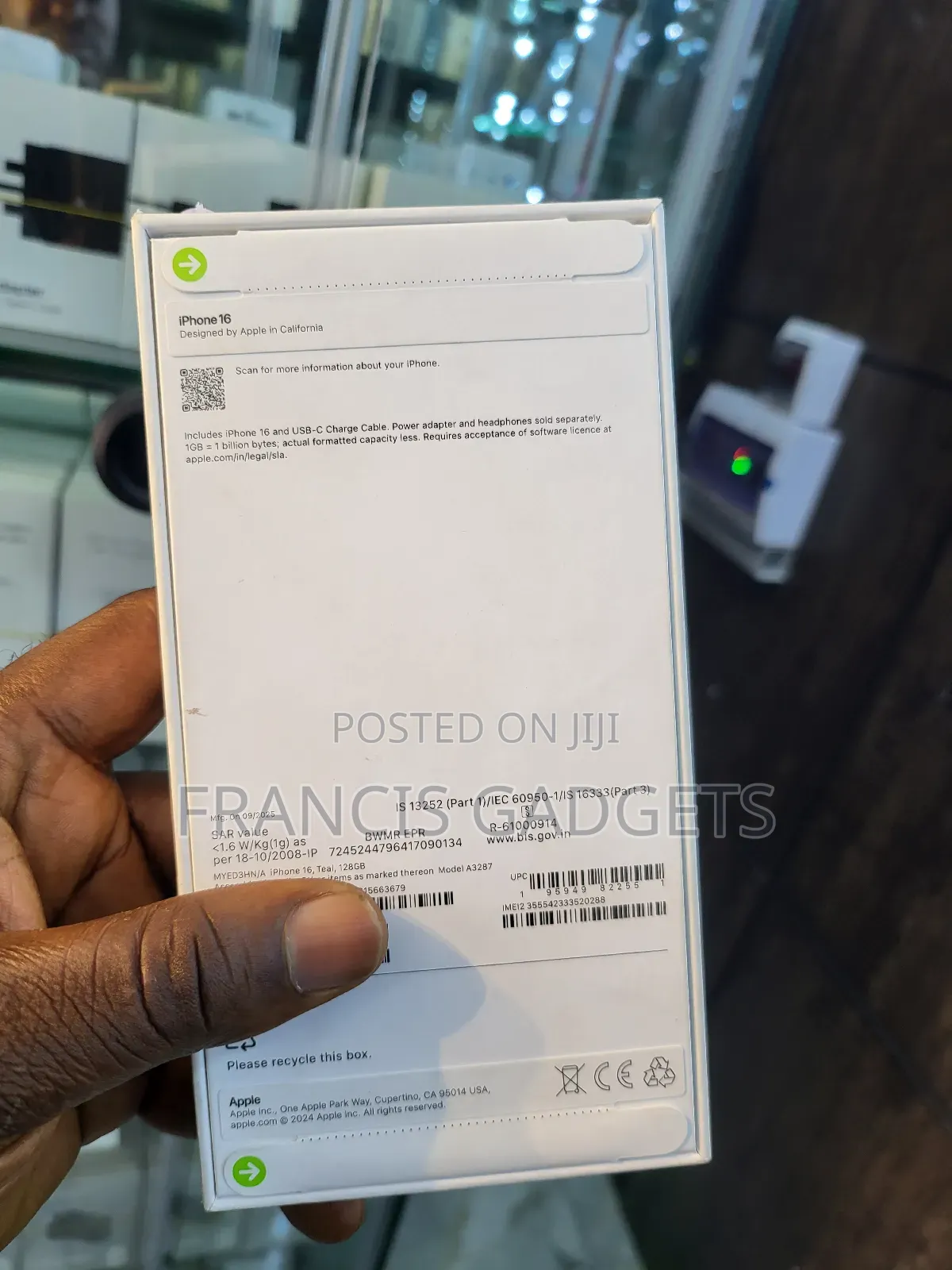 New Apple iPhone 16 128 GB