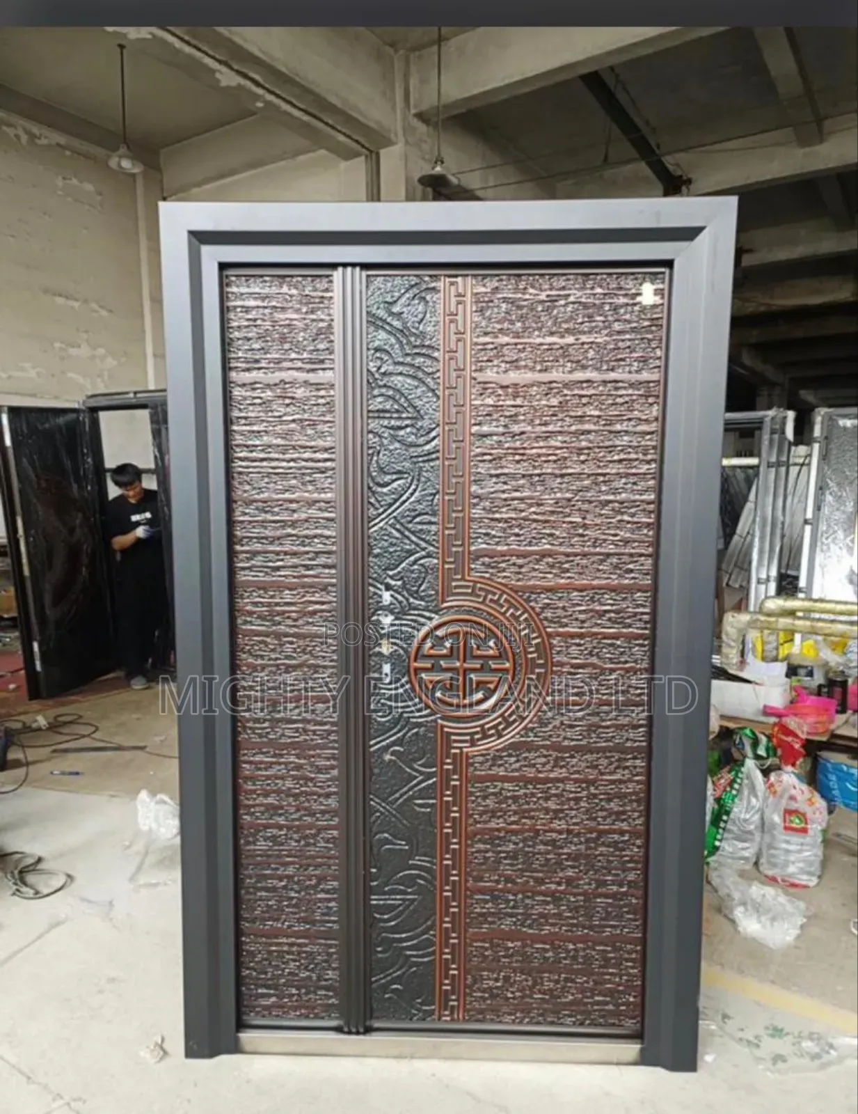 Italian Cast Copper Security Door