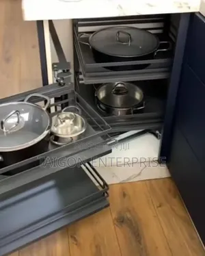 Classic Built in Swing Pot and Pan Rack