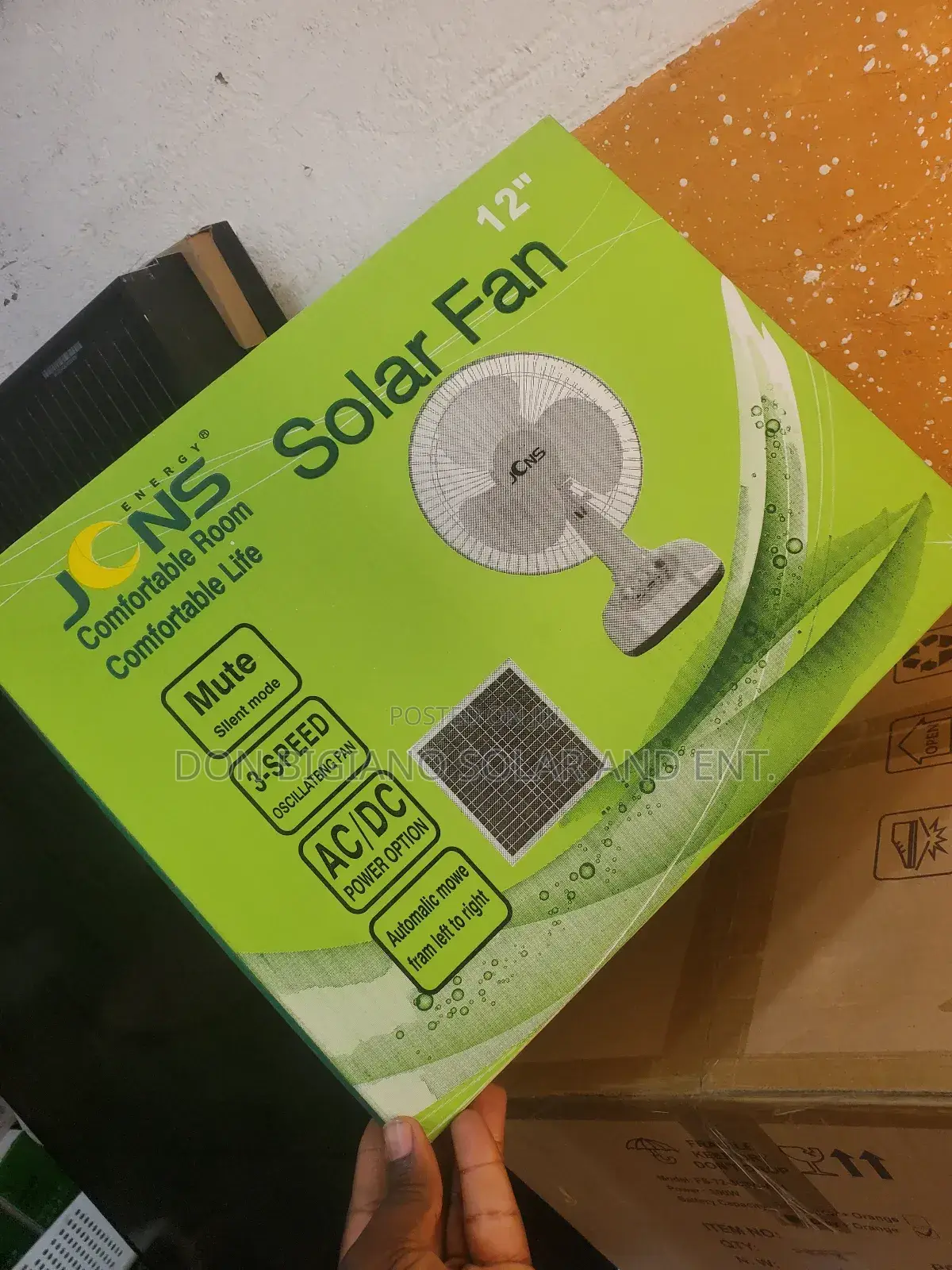 JCNS Solar Fan