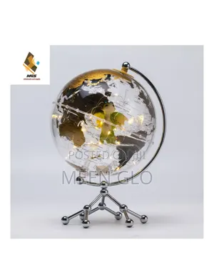 Transparent Multicolored World Globe