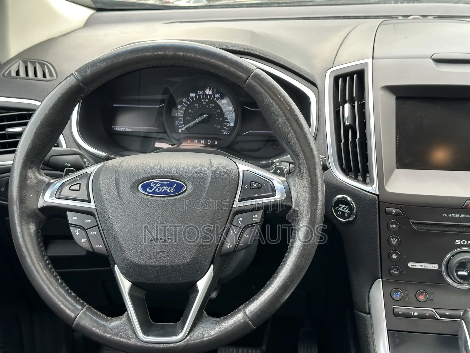 Ford Edge Titanium 4dr AWD (2.0L 4cyl 6A) 2016 Black