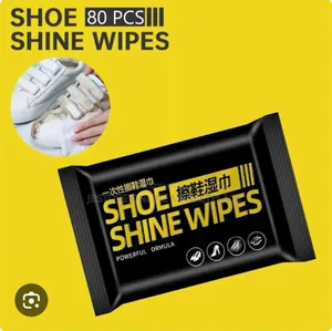 1 Pack/ 80 Pcs Shoe Shineing Wipe For Shoe Cleaner Disposal