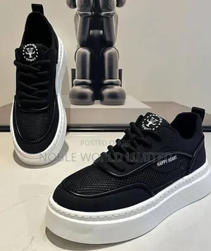Happy Heart Unisex Solid Sneakers Chido 6h