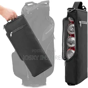 Golf Insulated Cooler Holds 6 Pack Of Cans Or 2 Wine Bottles