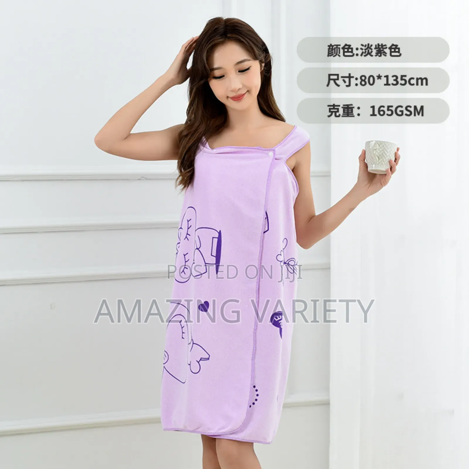 Wearable Wrap Towel Spa Beach Souvenir