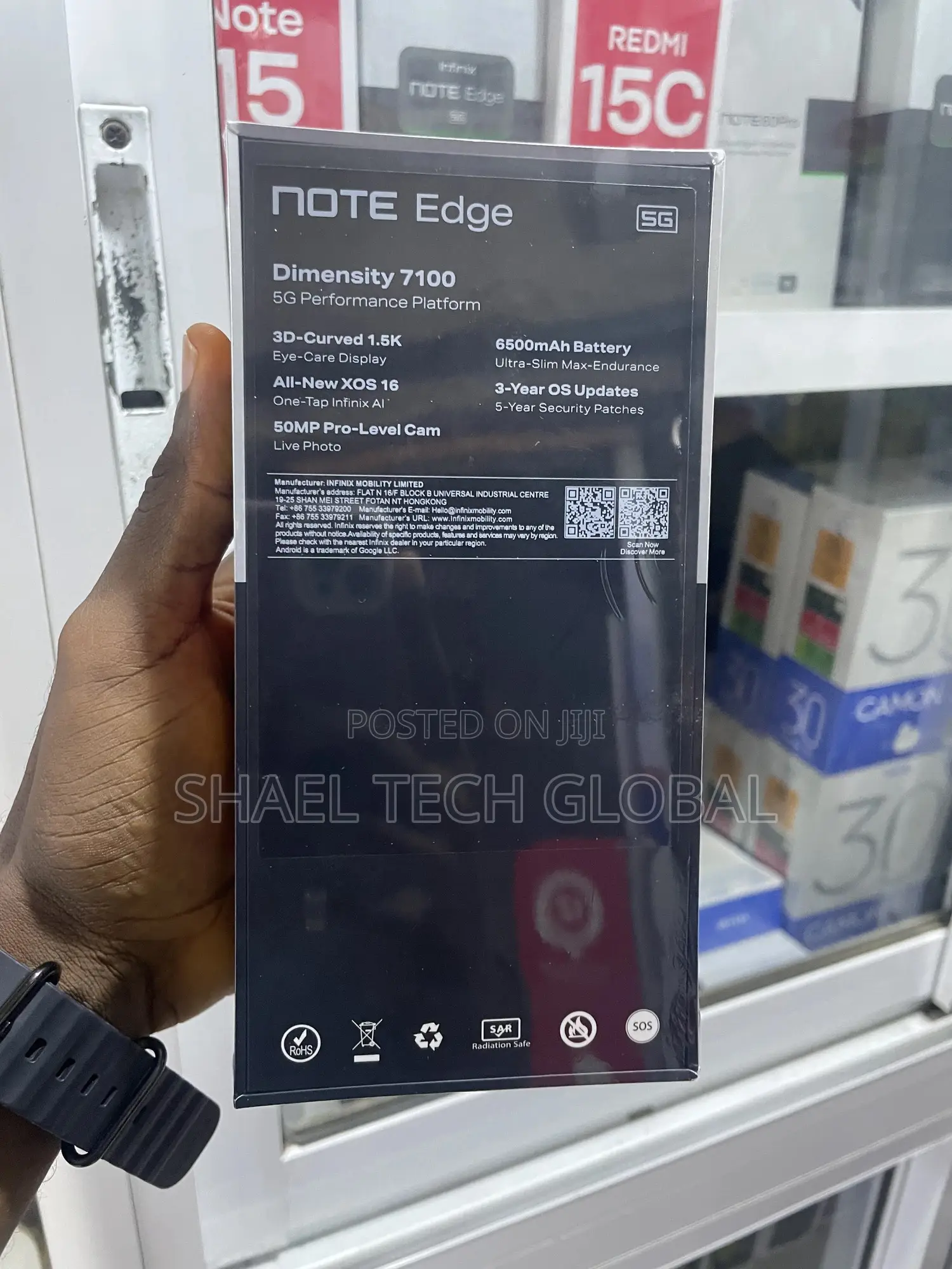 New Infinix Note Edge 256 GB