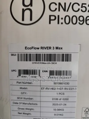 Ecoflow River 3 Max 600w 572wh Power Station