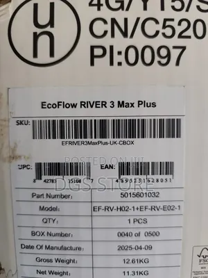 Ecoflow River 3 Max Plus 1200w 858wh Power Station