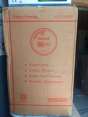 Admiral Chest Freezer Model Adcf100ss, 130l Faster Freezing Chilling
