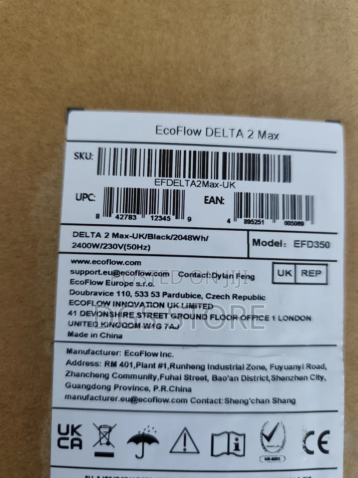 Original Ecoflow Delta 2 Max 2400w Power Station