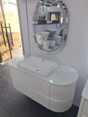 120cm Matt White Luxury Cabinet