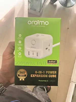 Oraimo Powerhub C 6-in-1 Power Expansion Cube(Ows-E342)