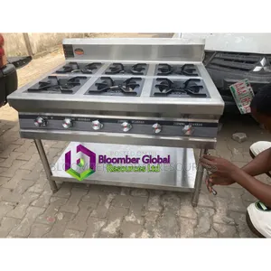 Industrial 6 Burner Gas Cooker