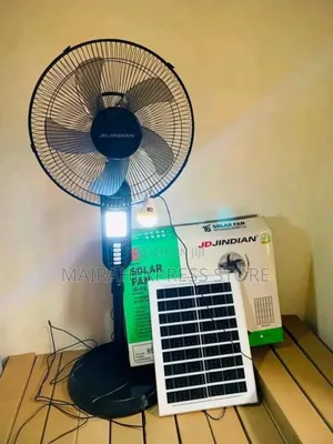 Jd Jindian Standing Solar Rechargeable Fan. 2st7