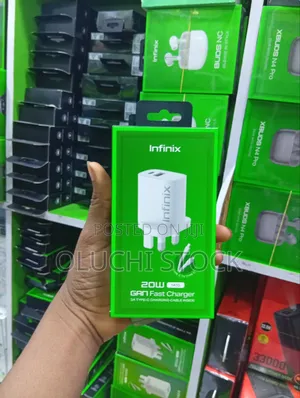 Infinix Charger 20w Charger 2in1