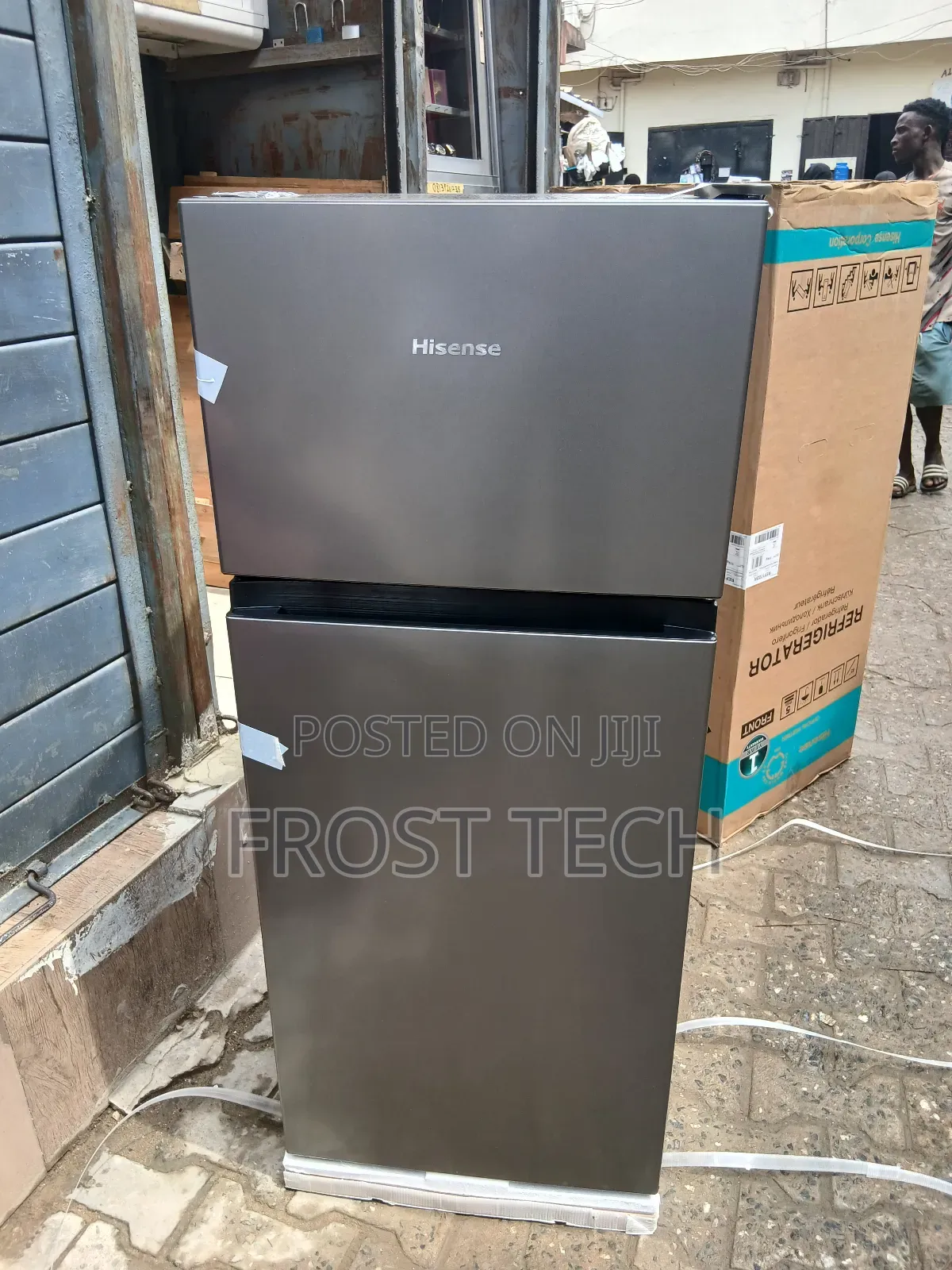 Hisense 172dr Double Door Fridge.