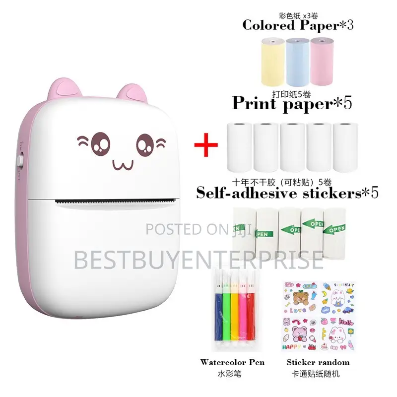 Mini Printer With Accessories