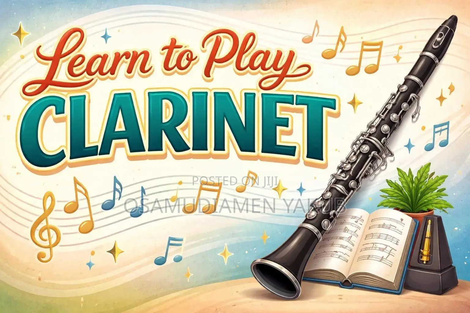 Piano, Saxophone, Violin, Guitar Class for All Ages