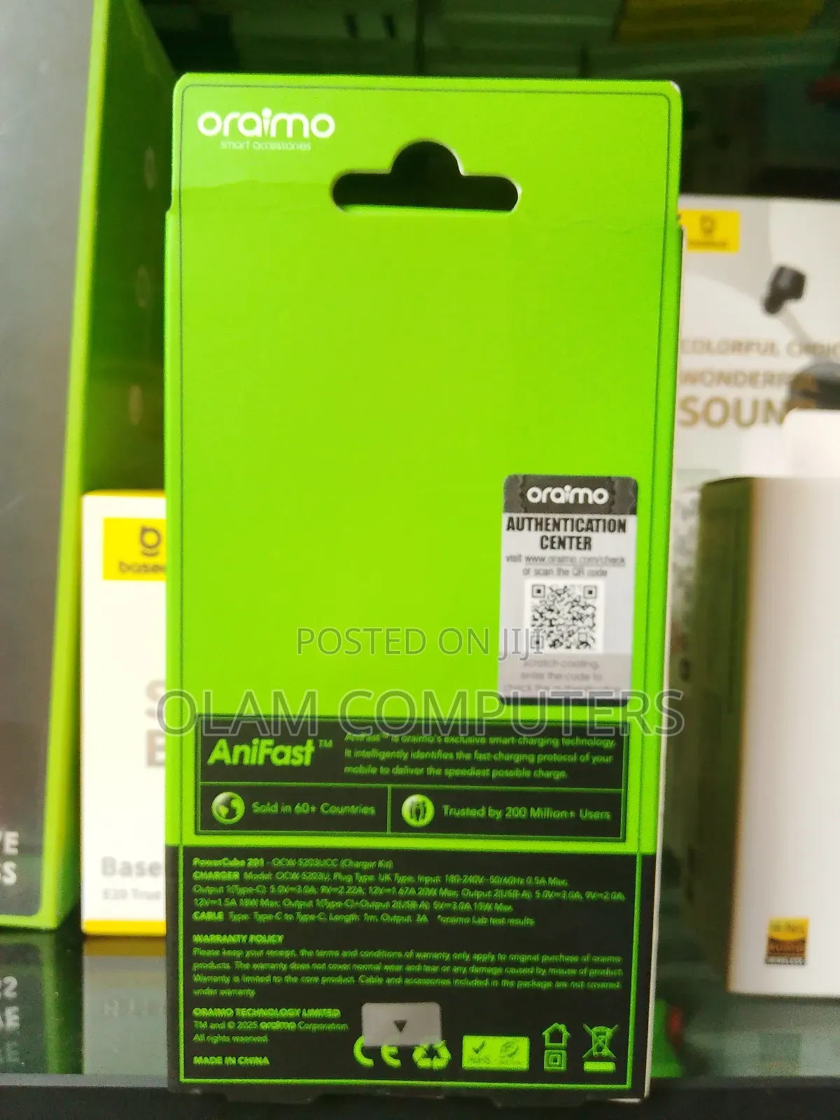 Oraimo Type -C to Type -C Charger
