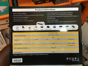 Ske 20,000mah Mini Dc Ups (36watts Router Powerbank)