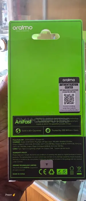 Oraimo Type -C to Lightning Charger