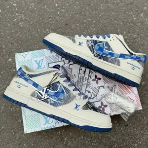 Nike Sb Dunk Low Featuring a Louis Vuitton Monogram