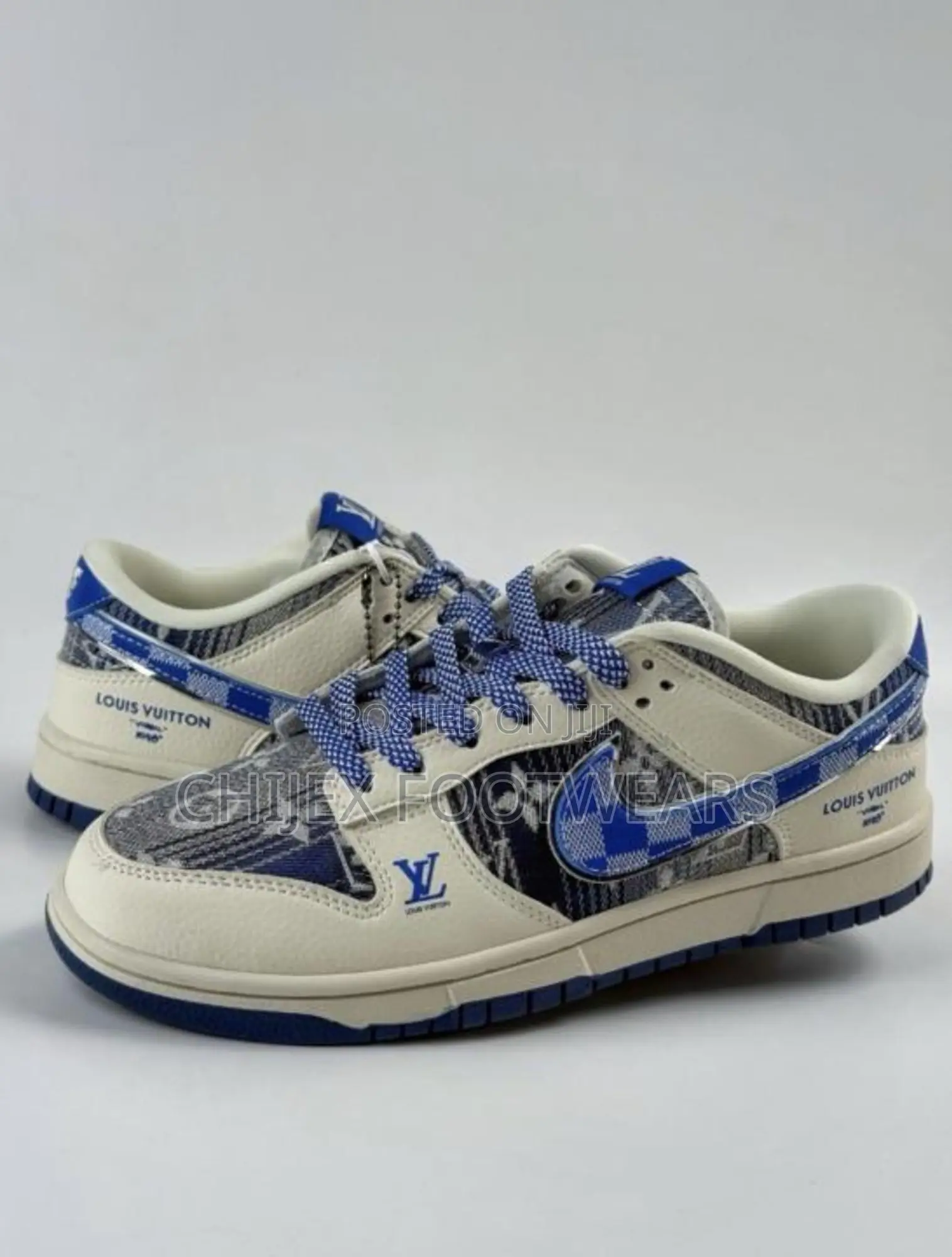 Nike Sb Dunk Low Featuring a Louis Vuitton Monogram