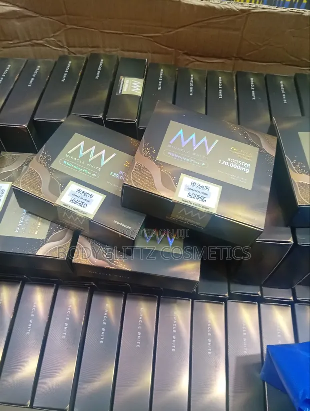 Miracle White: Whitening+ Booster 120,000mg don siyarwa - Bodyglittz  Cosmetics Stores  Farashi:  29,999 a Jiji.ng [Amuwo-Odofin]