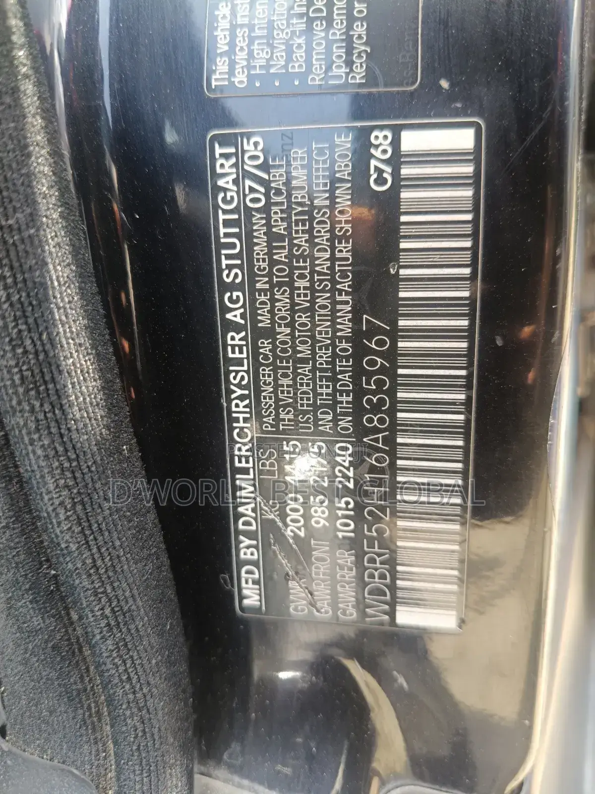 Mercedes-Benz C230 2006 Black
