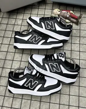 New Balance Bb480 in Black and White.