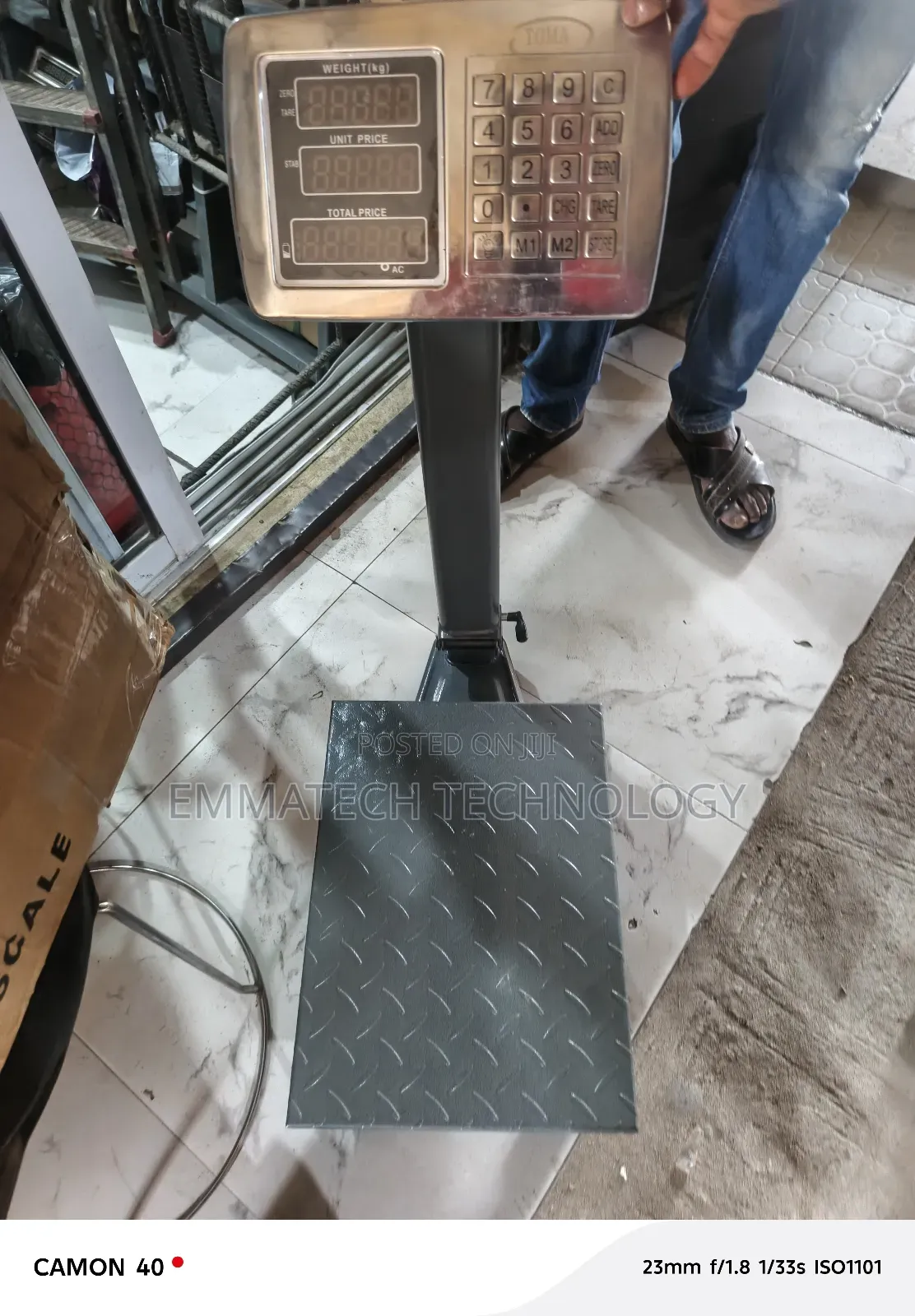100kg Toma Digital Platform Scale