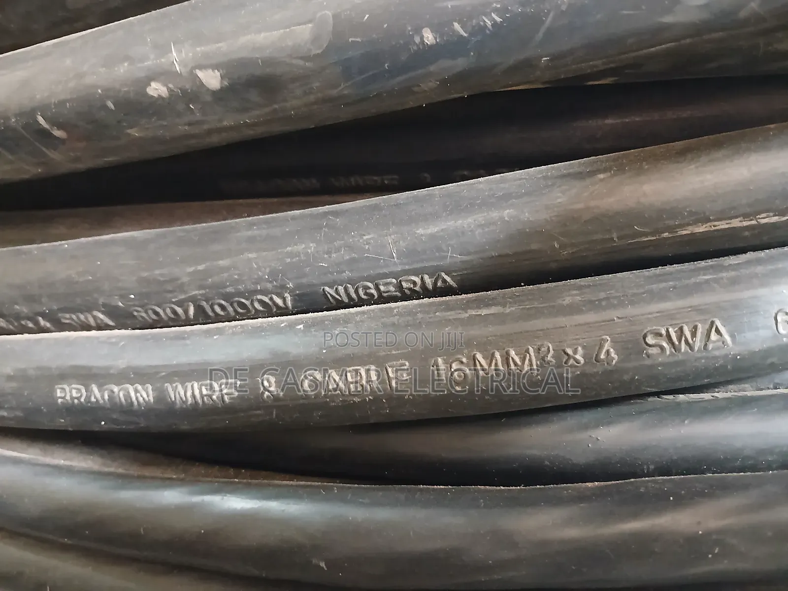 4x16mm2 Armoured Cable Braccon