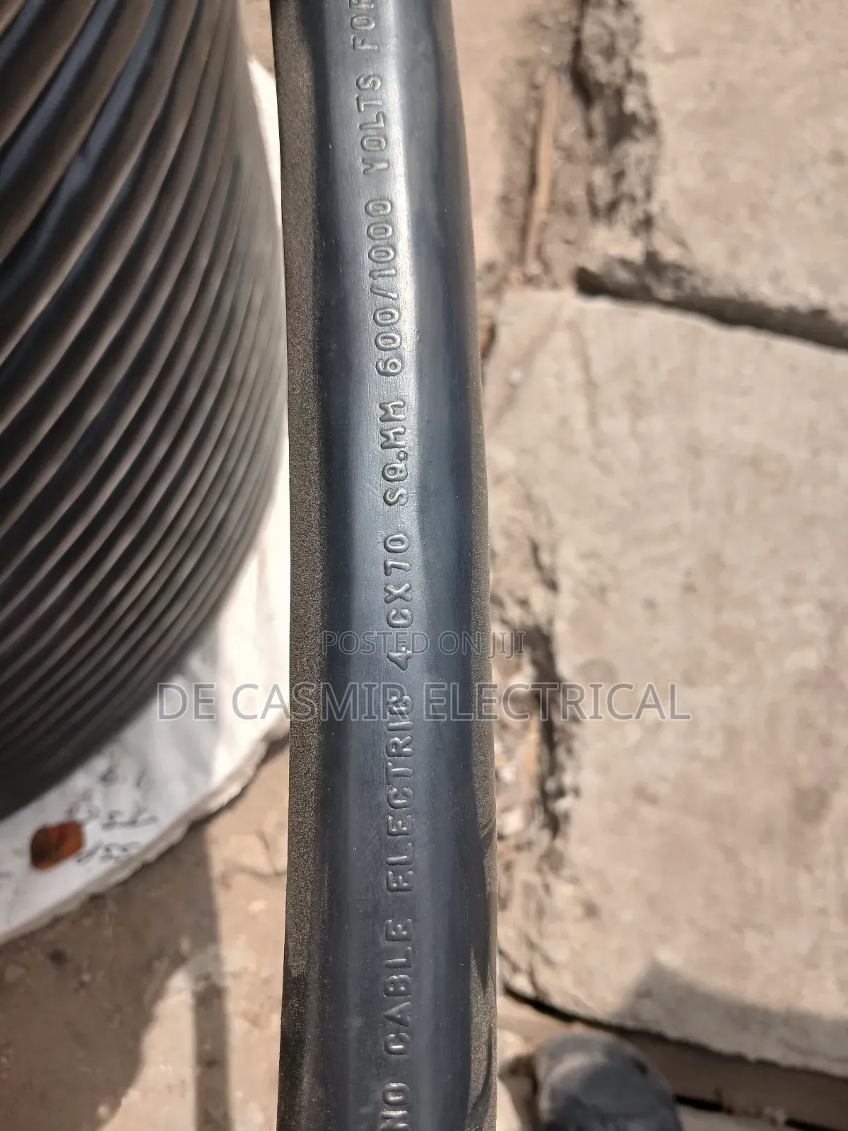 4x70mm2 Armoured Cable 600/1000 Volts