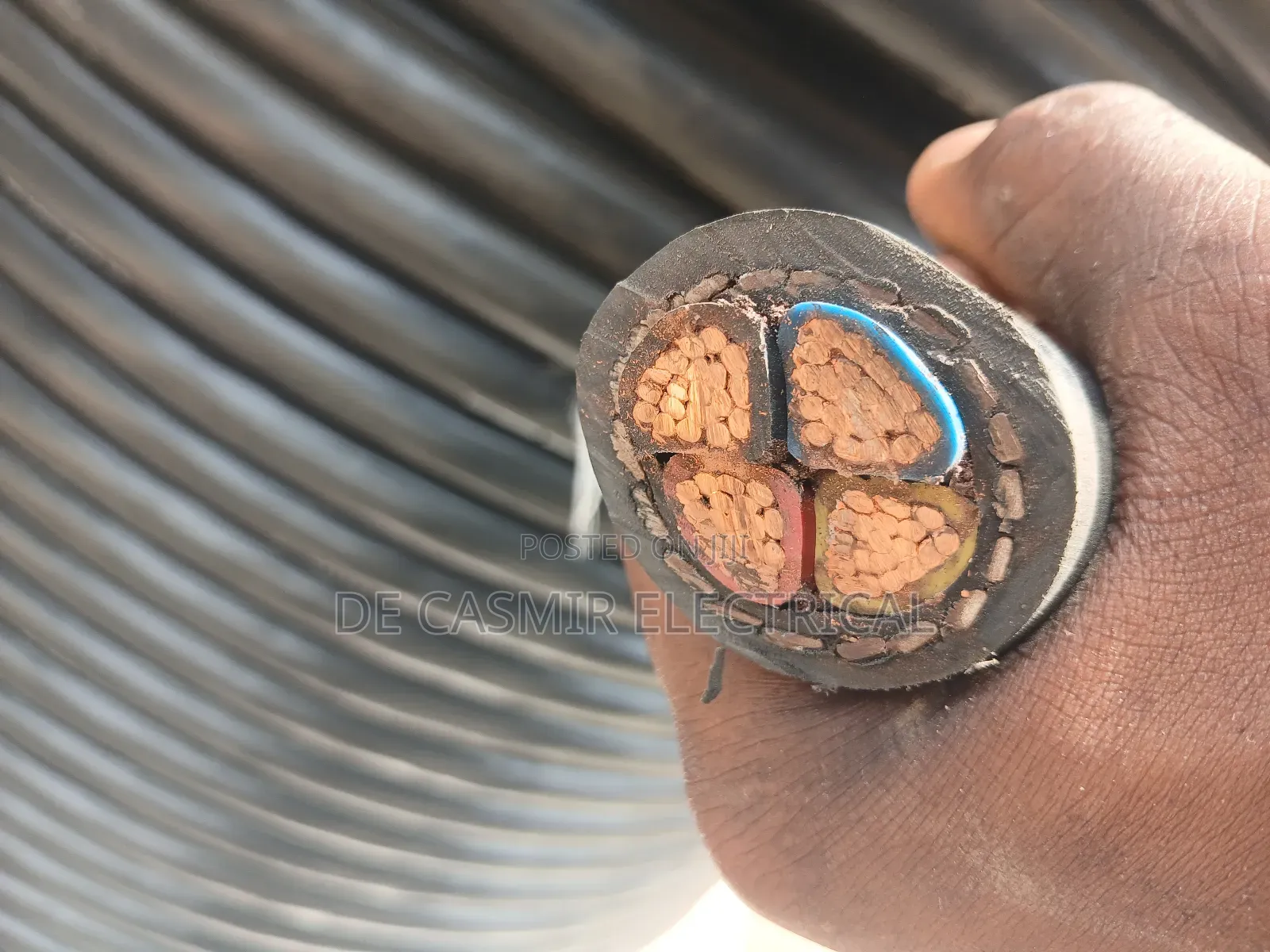 4x70mm2 Armoured Cable 600/1000 Volts