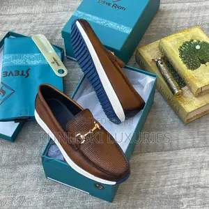 Original Steve Riots Black Brown Loafers Shoe