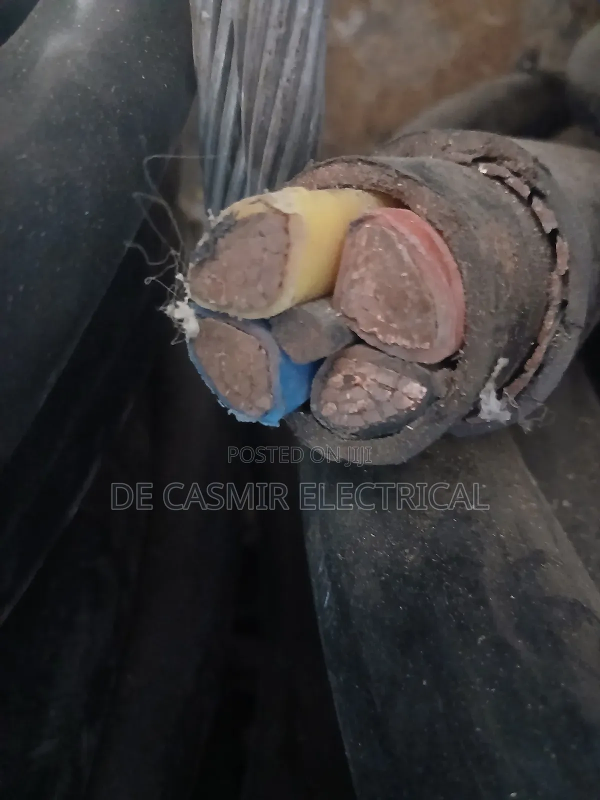 4x120mm2 Armoured Cable 1100 Volts