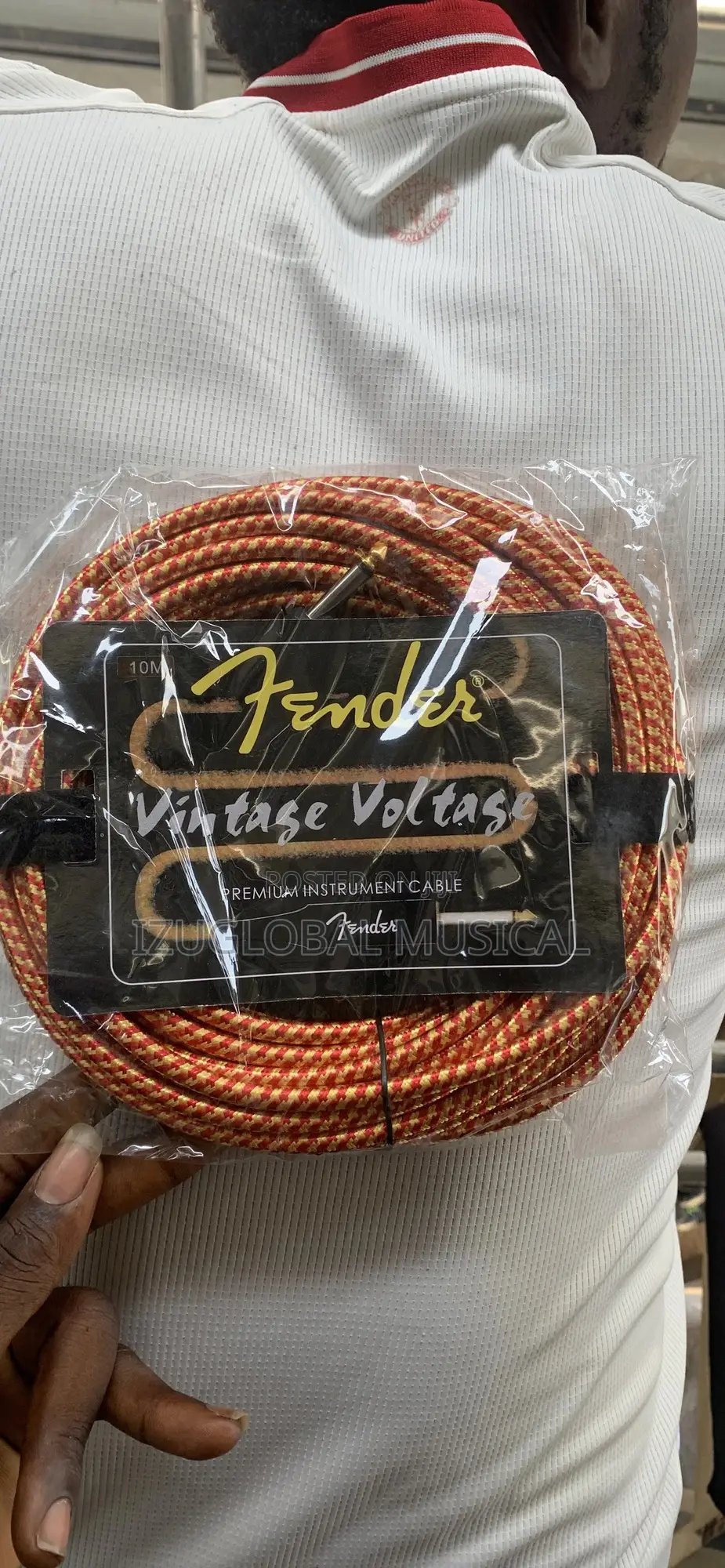 Fender Premium Instrument Guitar Cable Jack-Jack 10m