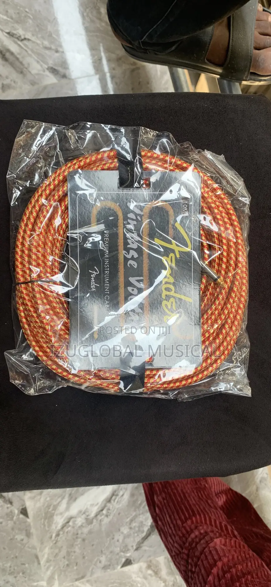 Fender Premium Instrument Guitar Cable Jack-Jack 10m