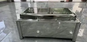 Top Notch Luxury Silver Chaffing Dish Double Pan