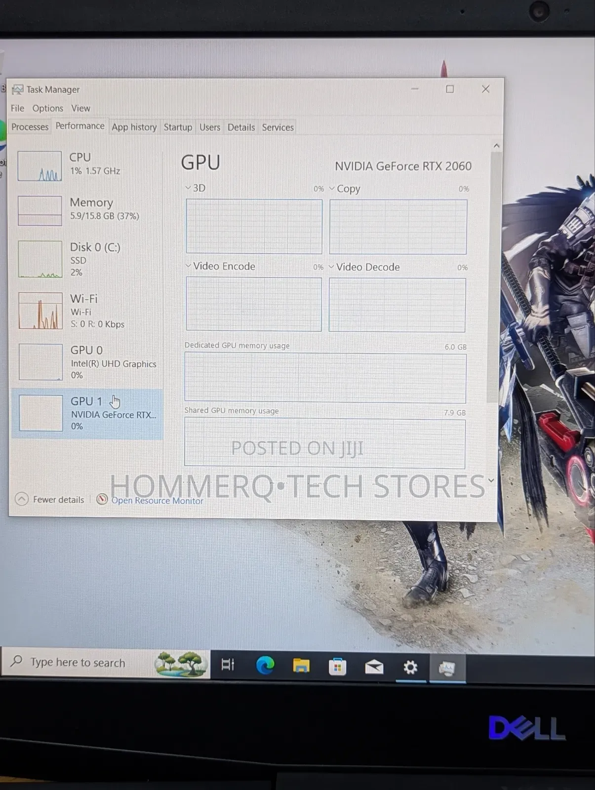 Laptop Dell G5 16GB Intel Core i7 SSD 512GB