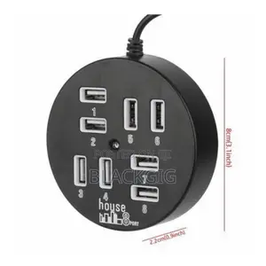 8port Usb Hub 2.0 High Speed Transfer Multi 8 In1 Usb