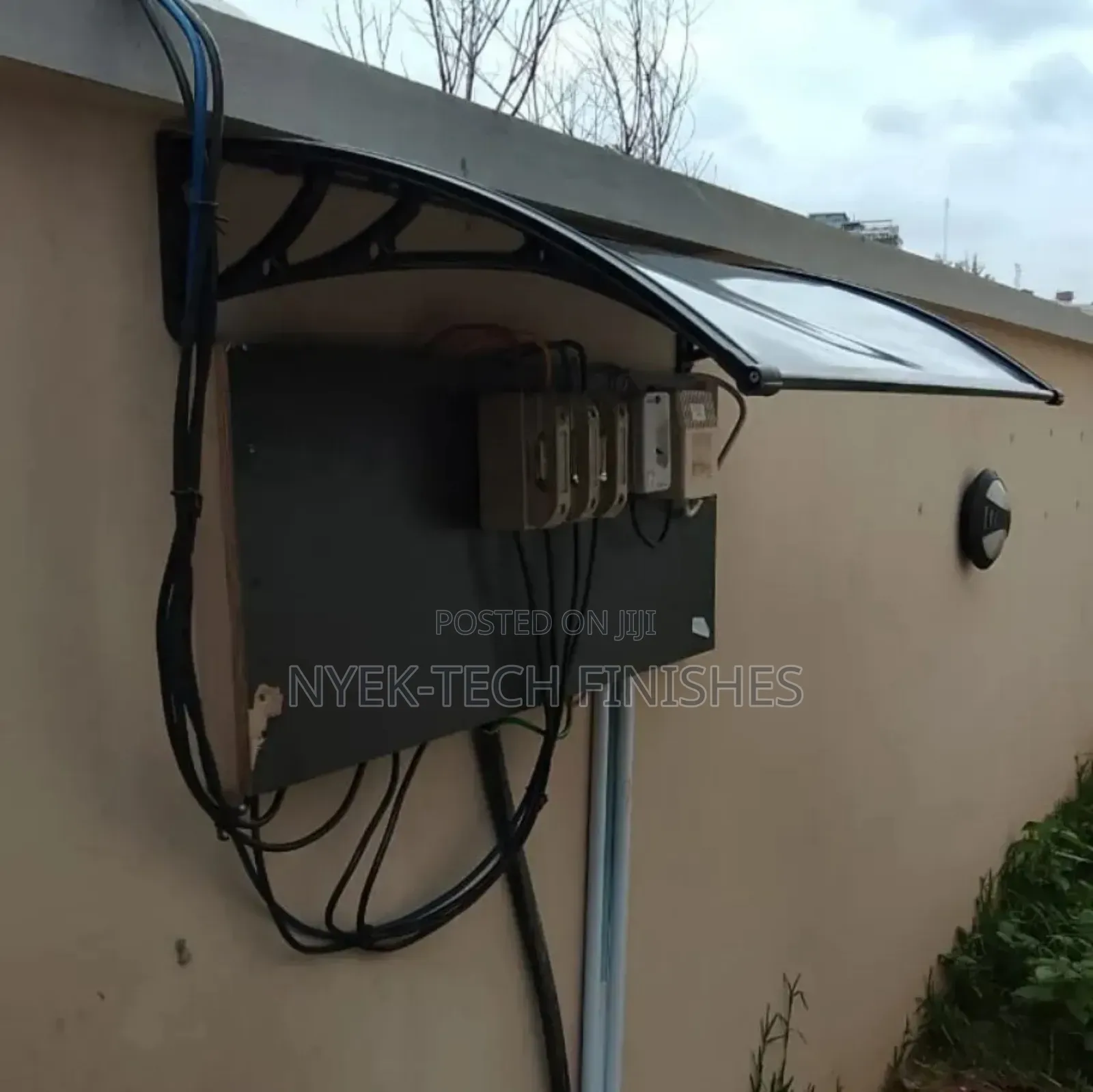 Electric Meter Box Protective Cover Canopy Awning