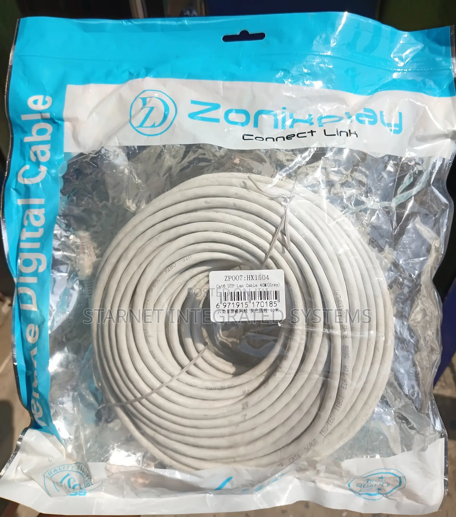 Zonixplay 40m Network Patch Cord Cable