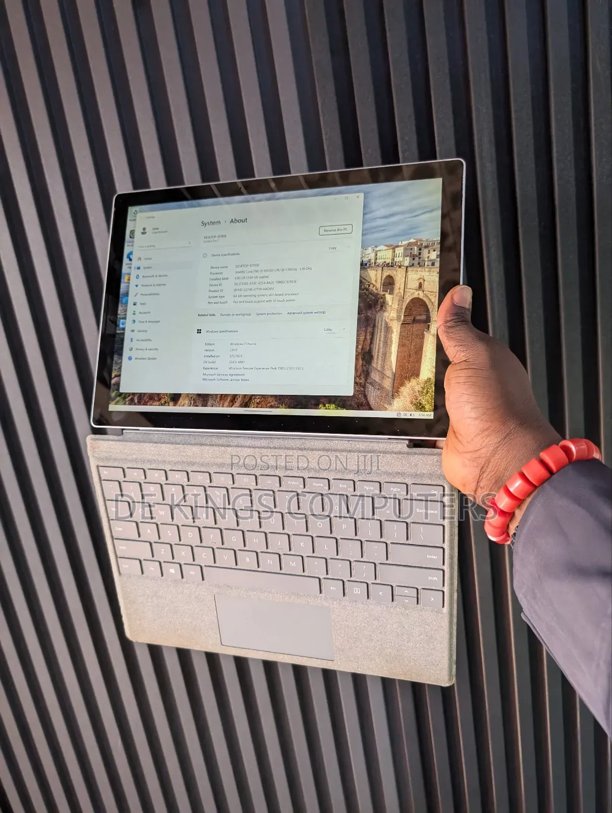 Laptop Microsoft Surface Pro 7 4GB Intel Core i3 SSD 128GB